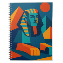Pop Art Sphinx Spiral Notebook Notizblock