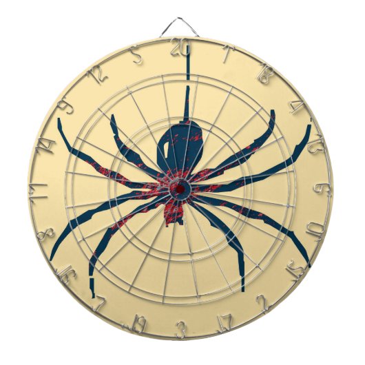 Pop Art Spider Dartscheibe (vorne)