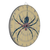 Pop Art Spider Dartscheibe (Vorderseite Links)