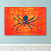 Pop Art Spider Leinwanddruck (Insitu (Holzboden))