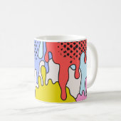 Pop Art Spritzer: Comic Drama Kaffeetasse (VorderseiteRechts)