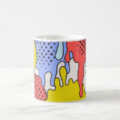 Pop Art Spritzer: Comic Drama Kaffeetasse (Mittel)