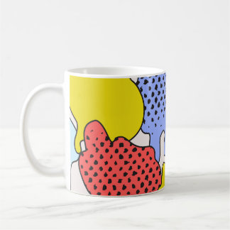 Pop Art Spritzer: Comic Drama Kaffeetasse