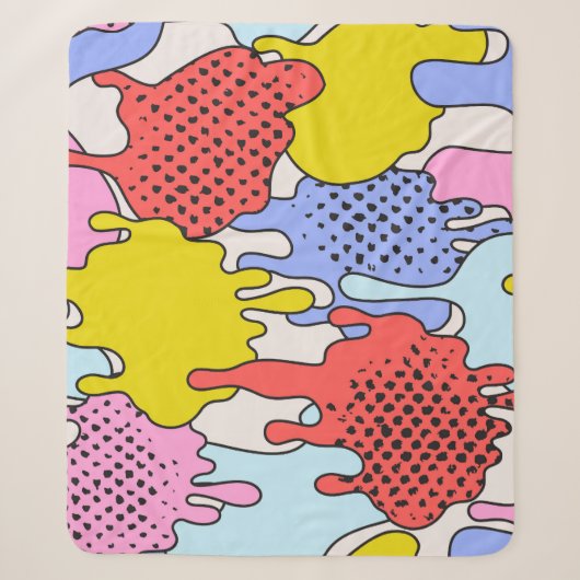 Pop Art Spritzer: Comic Drama Sherpadecke (Vorderseite)