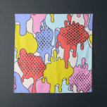 Pop Art Spritzer: Comic Drama Wandteppich<br><div class="desc">Comic Tropfblöcke Hintergrund in Pop Kunst, Graffiti Stil. Funky Tropfen, Stangen, fallen nahtlos ab. Kühne Vintage Illustration für ungewöhnliches zeitgenössisches Design Pop Art Funk: Splashy Blots for the Modern Vibe! Pop Art Graffiti: Dripping Blots in Style! Muster, Graffiti, Illustration, funky, Pop, Straße, Comic, nahtlos, Cartoon, Malerei, Tropfen, abstrakt, fett, Hintergrund,...</div>