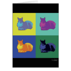 Pop Art Squirrel Card