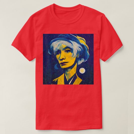 Pop Art Starry Night Andy T-Shirt (Design vorne)