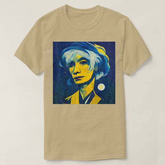 Pop Art Starry Night Andy T - Shirt Copy (Design vorne)