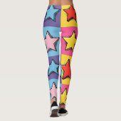 Pop Art Stars Leggings (Rückseite)