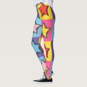 Pop Art Stars Leggings (Links)