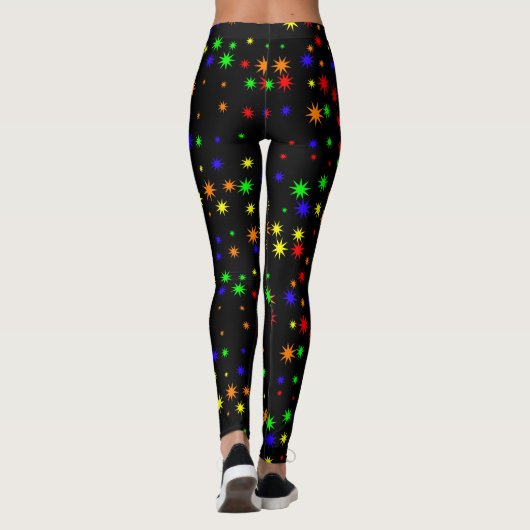 Pop Art Stars Leggings (Rückseite)