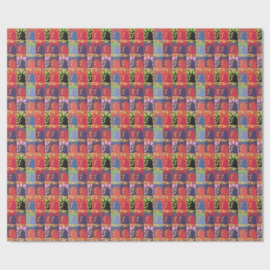 Pop Art Statue of Liberty American Geschenkpapier (Flach)