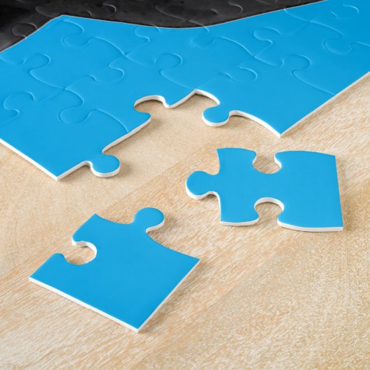 Pop Art Statue of Liberty Blue New York City Puzzle (Seite)