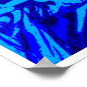 Pop Art Statue of Liberty Four Color Poster (Ecke)