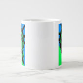 Pop Art Statue of Liberty Jumbo-Tasse (Vorderseite)