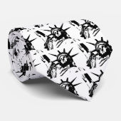 Pop Art Statue of Liberty Krawatte (Gerollt)