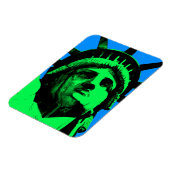 Pop Art Statue of Liberty Magnet (Linke Seite)