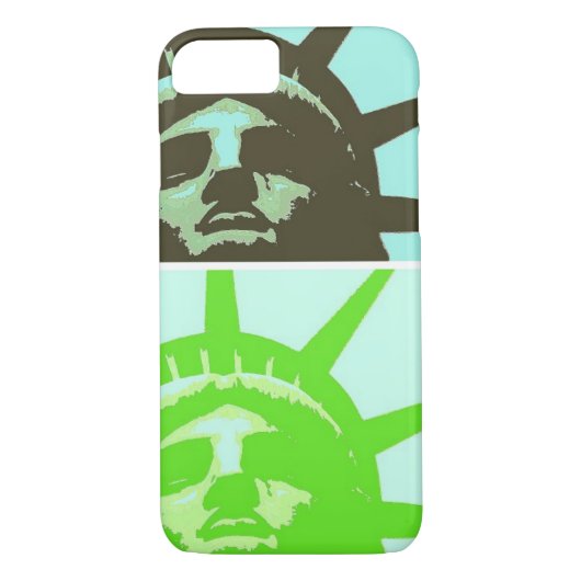 Pop Art Statue of Liberty Nah Up iPhone 7 Fall Case-Mate iPhone Hülle (Rückseite)