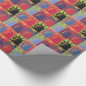 Pop Art Statue of Liberty New Yok City Geschenkpapier (Ecke)