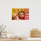 Pop Art Statue of Liberty New York Poster (Küche)