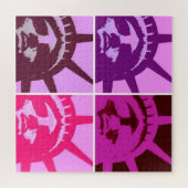 Pop Art Statue of Liberty Puzzle (Horizontal)
