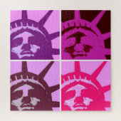 Pop Art Statue of Liberty Puzzle (Vertikal)
