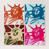 Pop Art Statue of Liberty Puzzle (Vertikal)