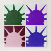 Pop Art Statue of Liberty Puzzle (Vertikal)