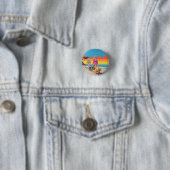 Pop-Art-Stil-Anstecknadel, Button-Abzeichen, Stran Button (Beispiel)