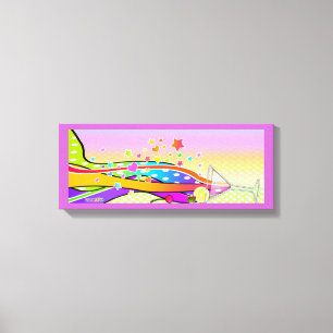 POP-ART-STIL DER SECHZIGER JAHRE MARTINI LEINWANDDRUCK