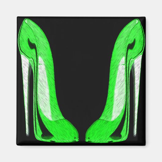 Pop Art Stiletto Shoes Magnet (Vorne)