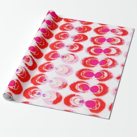 Pop-Art-Stoff Geschenkpapier (Ungerollt)