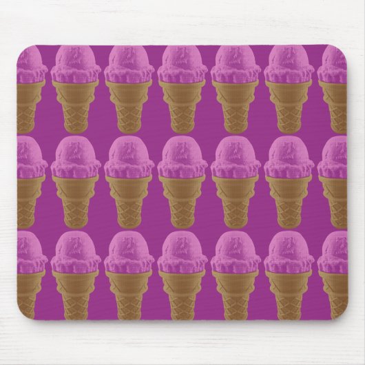 Pop Art Strawberge Ice Mousepad (Vorne)