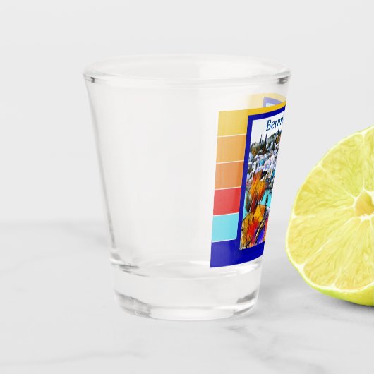 Pop Art Stripes Bermuda Schnapsglas (Links)