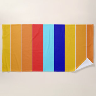 Pop Art Stripes Bermuda Strandtuch