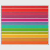 Pop Art Stripes Geschenkpapier (Flach)