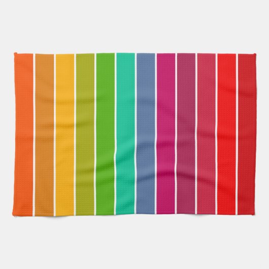Pop Art Stripes Geschirrtuch (Horizontal)