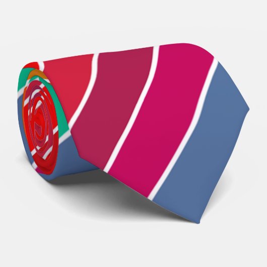Pop Art Stripes Krawatte (Gerollt)