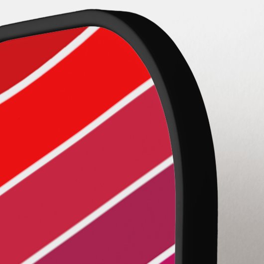 Pop Art Stripes Pickleball Schläger (Linke Seite)