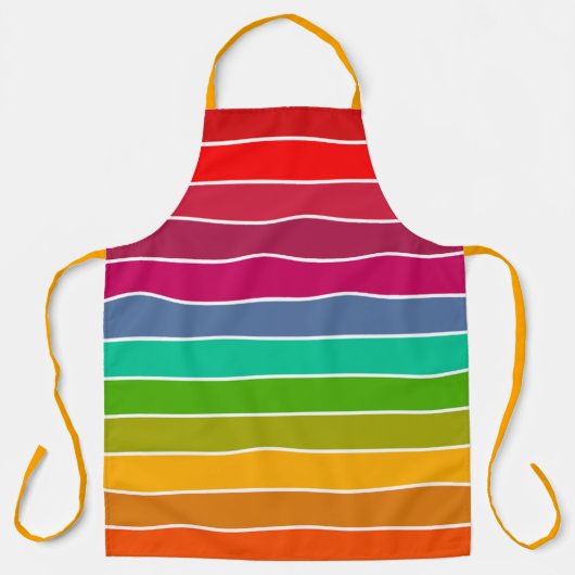 Pop Art Stripes Schürze (Vorderseite)