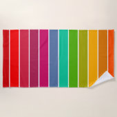 Pop Art Stripes Strandtuch (Vorderseite)