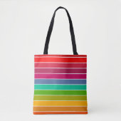 Pop Art Stripes Tasche (Vorderseite)