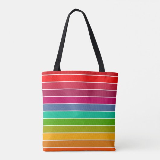 Pop Art Stripes Tasche (Rückseite)
