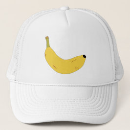 POP ART STYLE BANANA DESIGN TRUCKERKAPPE
