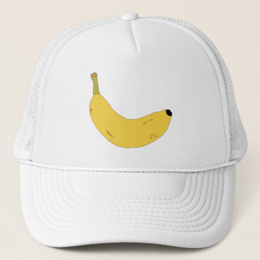 POP ART STYLE BANANA DESIGN TRUCKERKAPPE (Vorderseite)