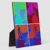 Pop Art Style Statue of Liberty Fotoplatte (Seite)