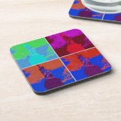 Pop Art Style Statue of Liberty Getränkeuntersetzer (Linke Seite)