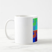Pop Art Style Statue of Liberty Kaffeetasse (Links)