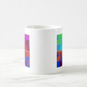 Pop Art Style Statue of Liberty Kaffeetasse (Mittel)