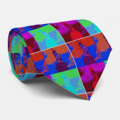 Pop Art Style Statue of Liberty Krawatte (Gerollt)